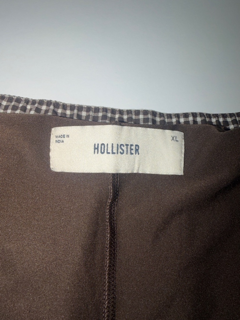 Hollister Brown and Cream Bubble Skirt - Picture 3 of 3